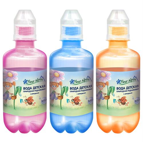 Вода питьевая с рождения Fleur Alpine, 0,25л/12