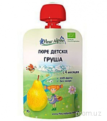 Fleur Alpine дет.пюре груша 4+ 90г