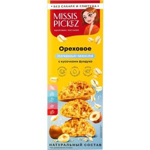 Печенье-мюсли "Ореховое" с кусочками фундука "Missis Pickez" 100г