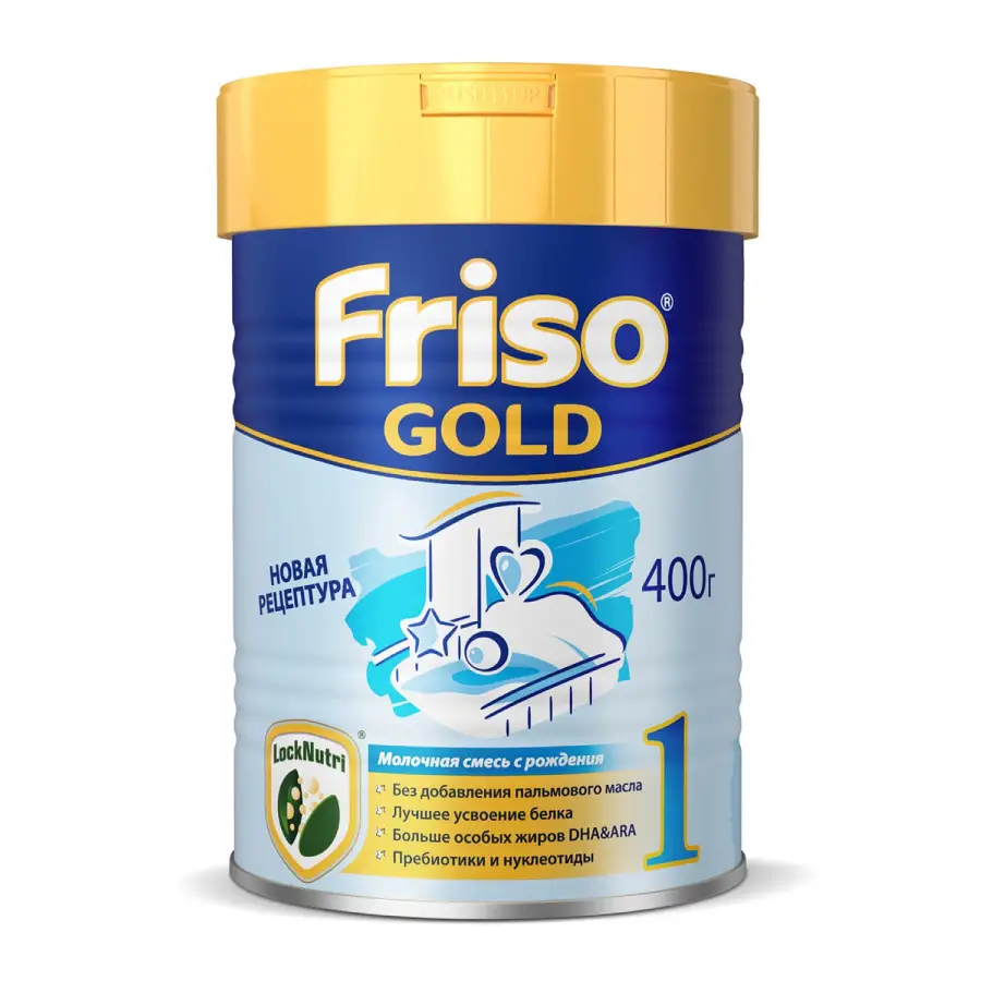 Смесь Frisolac Gold 1 LockNutri 400г с 0месяцев
