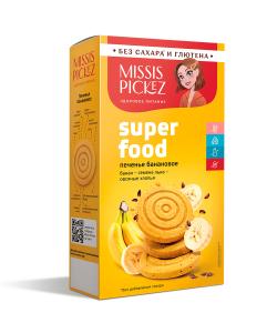 Печенье Банановое Superfood "Missis Pickez", 100г