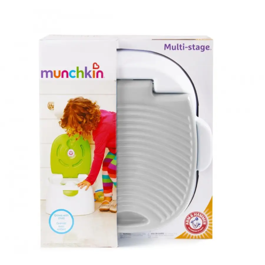 Munchkin горшок 3 в 1 Arm & Hammer™ Multi Stage™, Серый, 18+