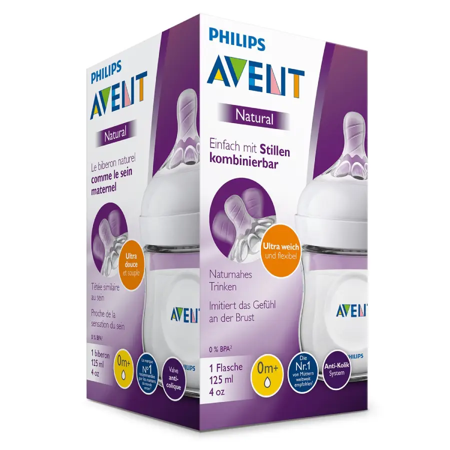 Бутылочка Philips Avent Natural2 125мл с 0месяцев SCF030/17