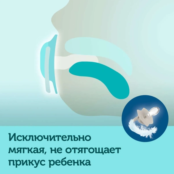 Canpol 22/655_blu Пустышка силиконовая симметричная (0-6м) PURE COLOR 2 шт. (Голубая)
