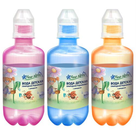 Вода питьевая с рождения Fleur Alpine, 0,25л/12