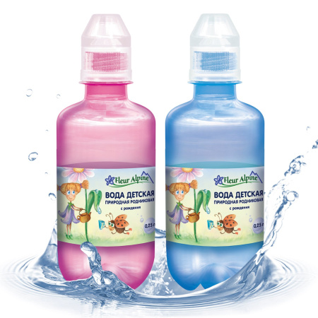 Вода питьевая с рождения Fleur Alpine, 0,25л/12