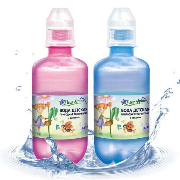 Вода питьевая с рождения Fleur Alpine, 0,25л/12