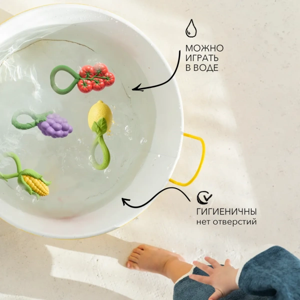 OLI&CAROL CORN RATTLE TOY,погремушка