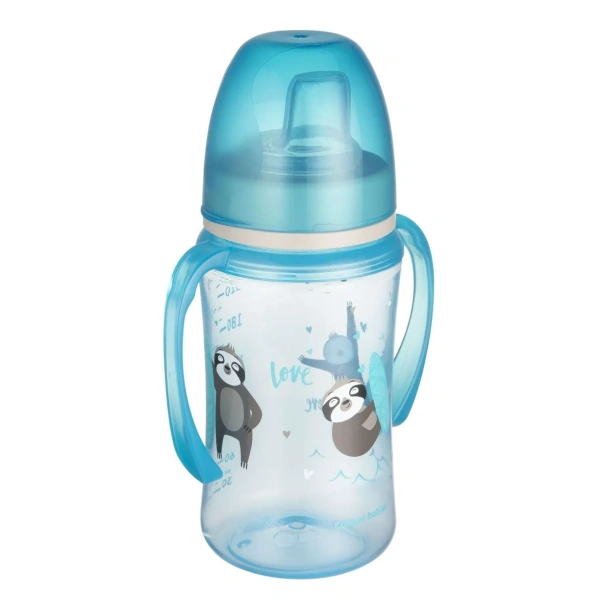 Canpol babies 35/208_blu Экзотические животные Обучающий поильник EasyStart 240 мл