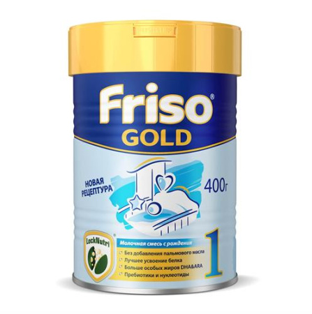 Смесь Frisolac Gold 1 LockNutri 400г с 0месяцев