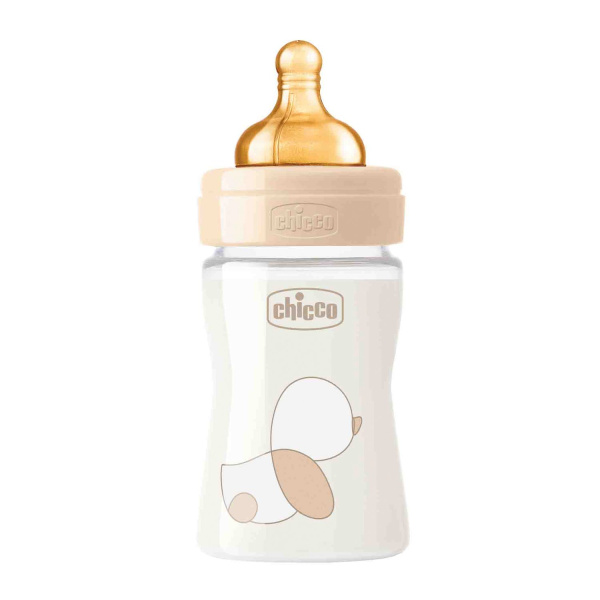 Бутылочка Chicco Original Touch стеклянная л/с 0м+ 150 мл