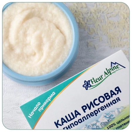 Fleur Alpine каша Органик Рисовая, 4 мес.,175/6