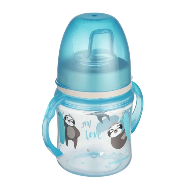 Canpol babies 35/207_blu Экзотические животные Обучающий поильник EasyStart 120 мл