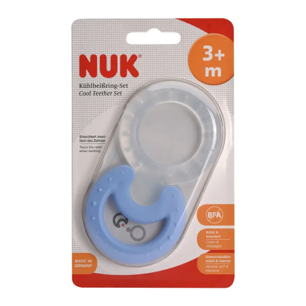 NUK прорезыватель с охладжающим кольцом, 3-12мес