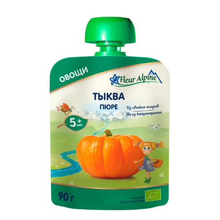 Пюре тыква Fleur Alpine 90гр