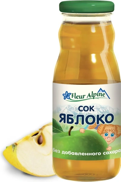 Сок детский яблоко Fleur Alpine 0.2мл