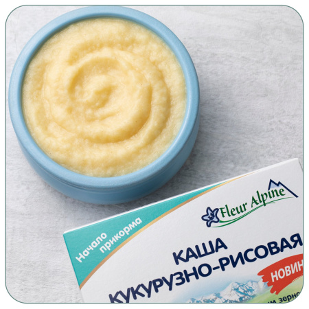 Каша Кукурузно-рисовая Fleur Alpine, 5 мес., 175/6