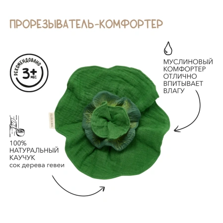OLI&CAROL KENDALL THE KALE,игрушка-прорезыватель