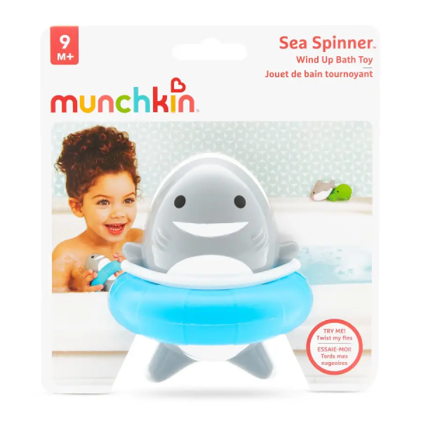 Munchkin игрушка для ванны Акула волчок Sea Spinner™, 9+