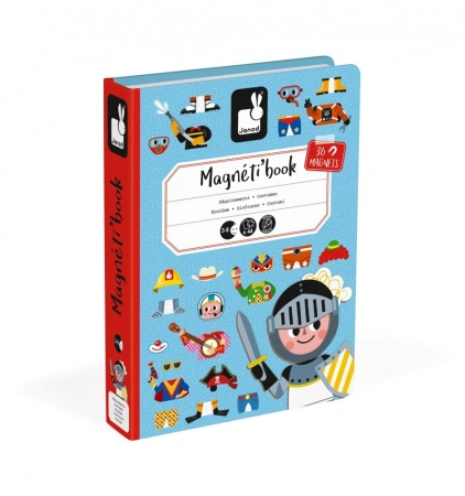 Janod книга-игра "Мальчики в костюмах" магнитная