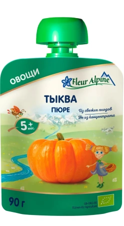 Пюре тыква Fleur Alpine 90гр