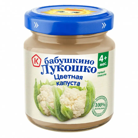 Бабушкино лукошко Пюре из цветной капусты 100г